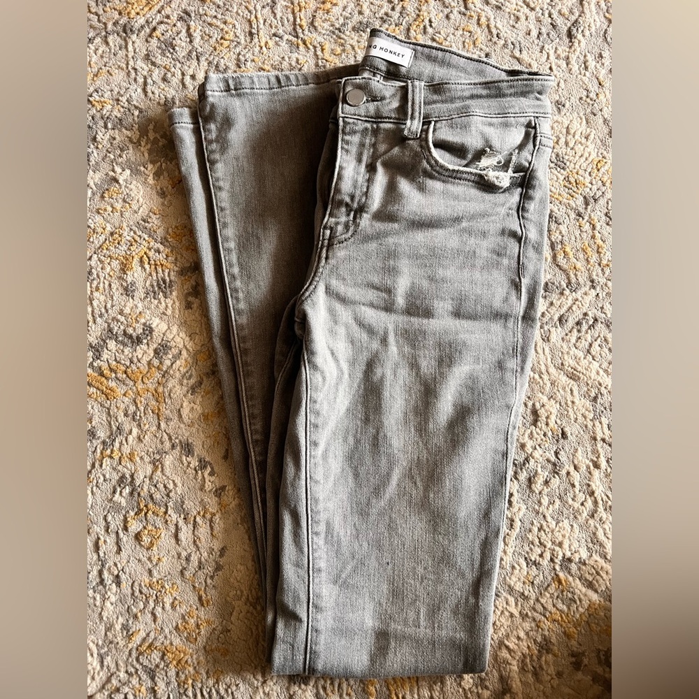 Flying Monkey Gray flare Jeans